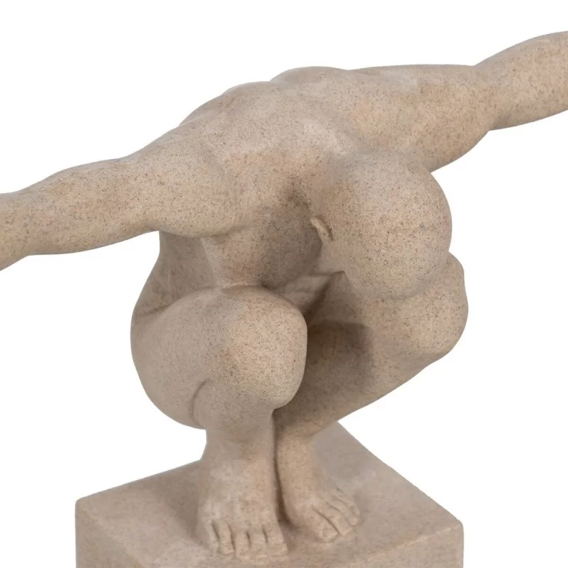 Decorative Figure Cream 50 x 16 x 34 cm