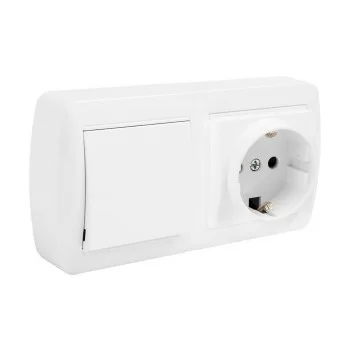 Plug socket Solera mur63u Schuko Bipolar Double...