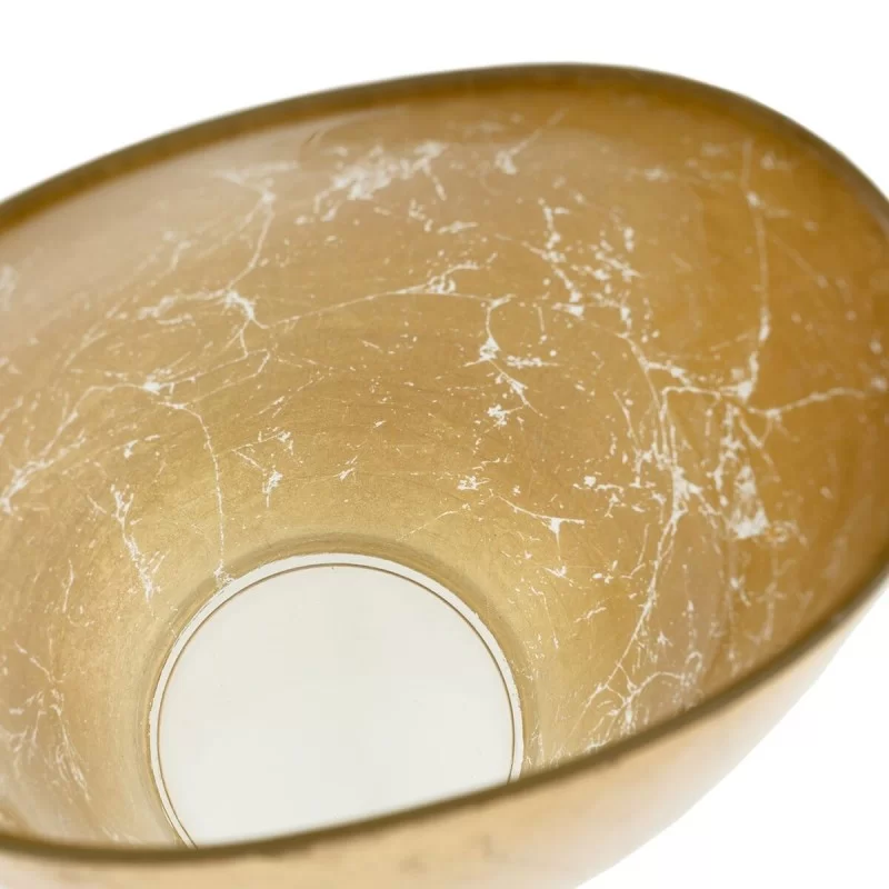 Centerpiece Golden Glass 23,5 x 14 cm