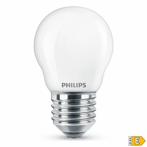 LED lamp Philips Spherical E 6,5 W E27 806 lm 4,5 x 7,8 cm (4000 K)