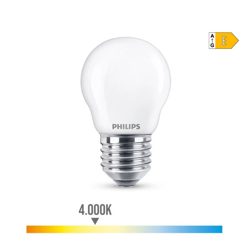 LED lamp Philips Spherical E 6,5 W E27 806 lm...
