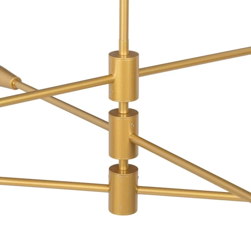 Ceiling Light 80 x 80 x 129,5 cm Golden Metal...