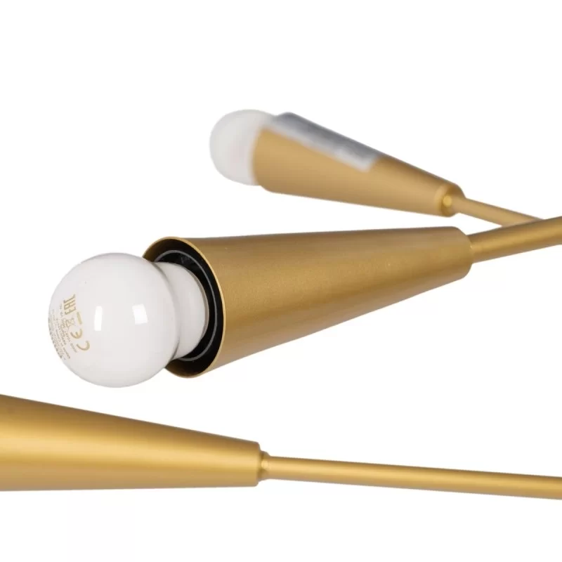 Ceiling Light 80 x 80 x 129,5 cm Golden Metal...