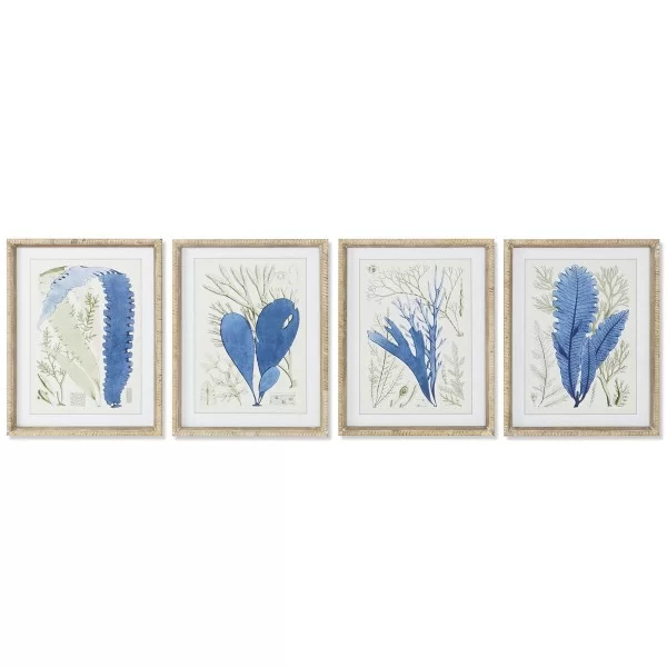 Painting Home ESPRIT Mediterranean 35 x 2,5 x 45 cm (4 Units)