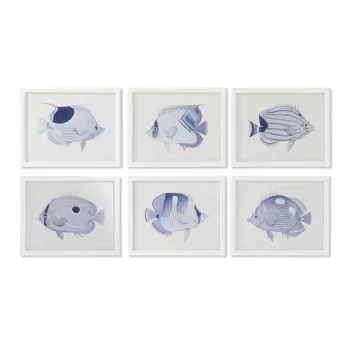 Painting Home ESPRIT Mediterranean 50 x 2,5 x 40 cm (6...