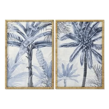 Painting Home ESPRIT Palms Mediterranean 70 x 3 x 100 cm...