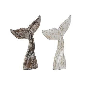Decorative Figure Home ESPRIT White Natural Mediterranean...