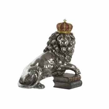 Decorative Figure DKD Home Decor Silver Lion Resin (42 x...