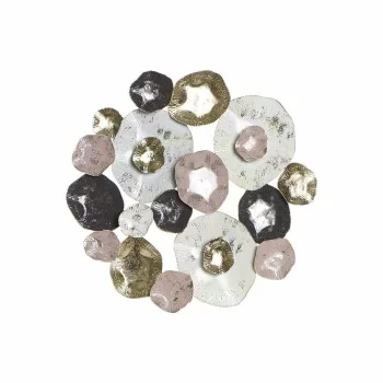 Wall Decoration DKD Home Decor Pink Golden Metal (61 x...