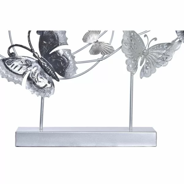Decorative Figure DKD Home Decor Grey Metal (61 x 8.3 x 54 cm)