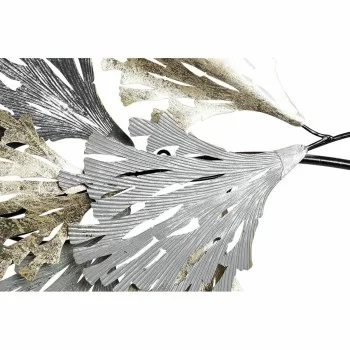 Wall Decoration DKD Home Decor Grey Golden Metal (65 x 10... 2
