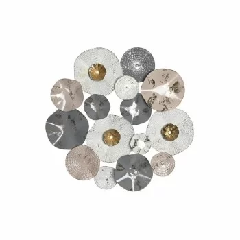 Wall Decoration DKD Home Decor Grey Metal White (80 x 7 x...