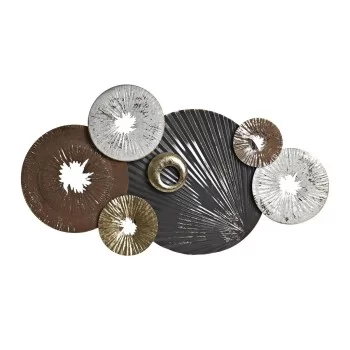 Wall Decoration DKD Home Decor Grey Golden Metal White...