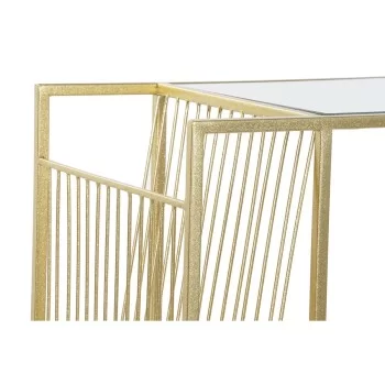 Magazine rack DKD Home Decor Mirror Golden Metal (48 x 35... 2