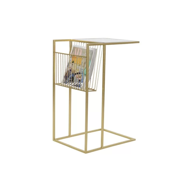 Magazine rack DKD Home Decor Mirror Golden...