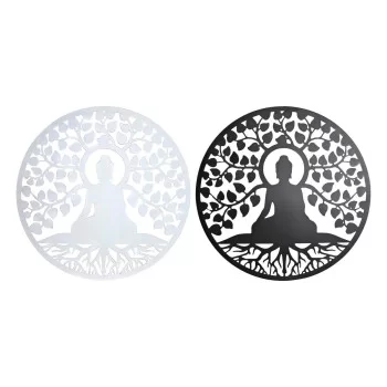 Wall Decoration DKD Home Decor White Black Buddha...