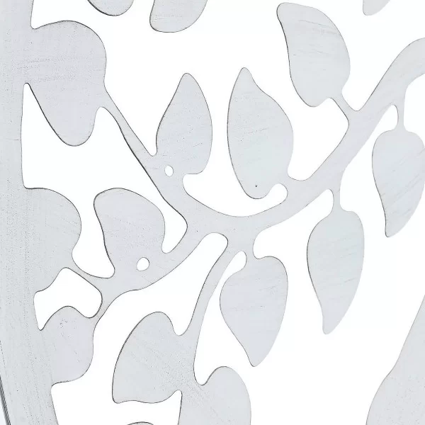 Wall Decoration DKD Home Decor White Black Buddha Oriental 100 x 1 x 100 cm (2 Units)