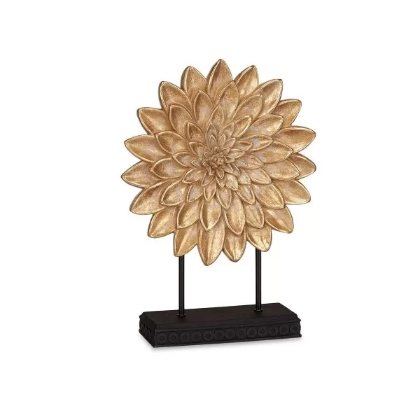 Decorative Figure Mandala Golden 29 x 39 x 10 cm (4 Units)