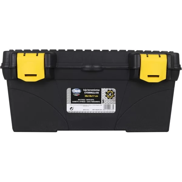 Toolbox Dem Yellow Black 38 x 18 x 17 cm (6 Units)