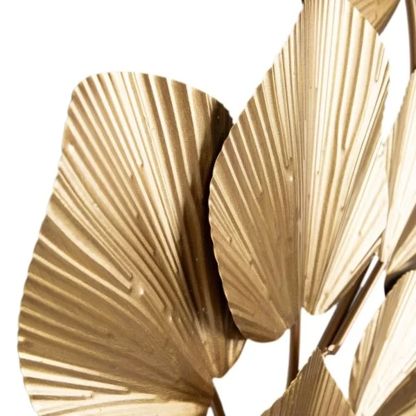 Wall Decoration 67,5 x 5 x 113 cm Golden Metal