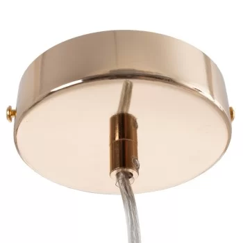 Ceiling Light Crystal Golden Metal Ø 20 cm 20 x 20 x 15 cm