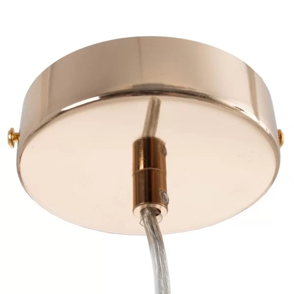 Ceiling Light Crystal Golden Metal Ø 20 cm 20 x 20 x 15 cm