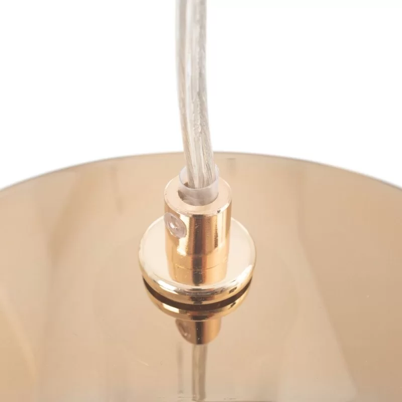 Ceiling Light Crystal Golden Metal Ø 20 cm 20 x...