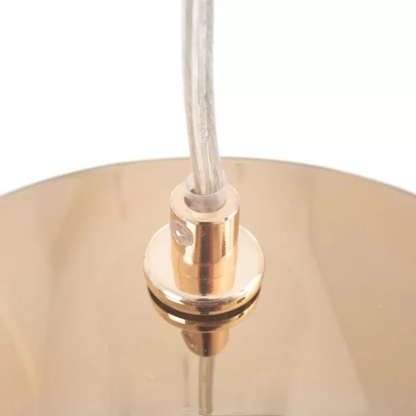 Ceiling Light Crystal Golden Metal Ø 20 cm 20 x 20 x 15 cm