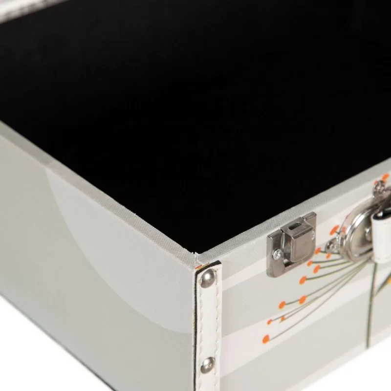 Set of Chests 34,5 x 24,5 x 14 cm Flowers...