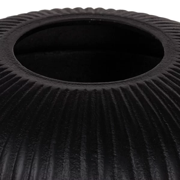 Multi-use Box Black Golden Aluminium 20 x 20 x 24 cm