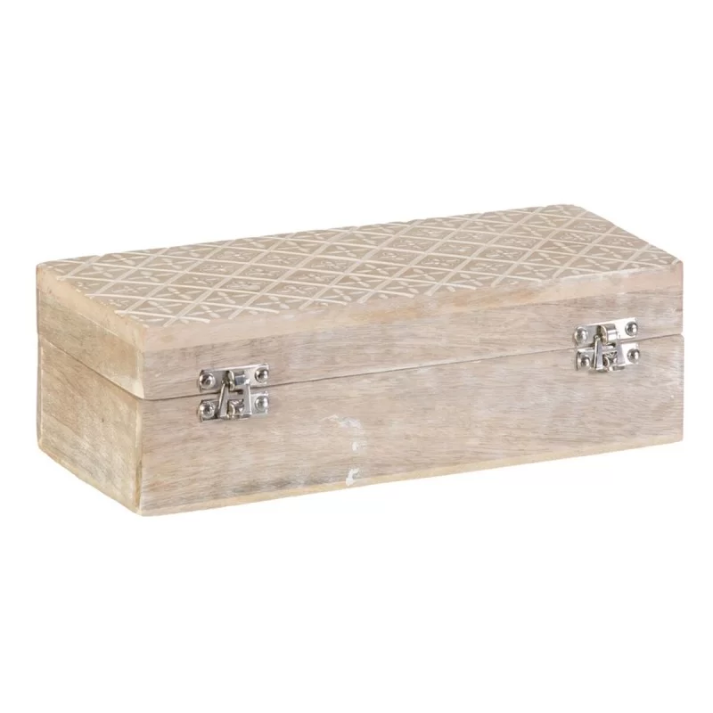 Decorative box 26,6 x 11 x 8,5 cm Mango wood (2...