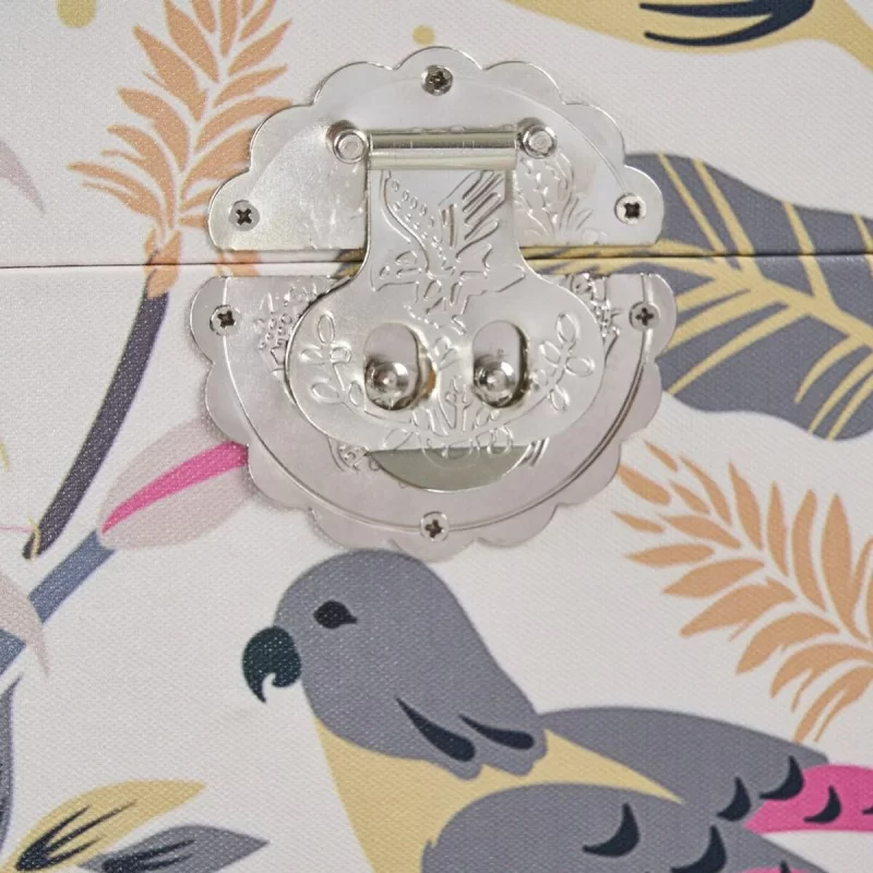 Set of Chests 65 x 38 x 35 cm Canvas DMF (3...