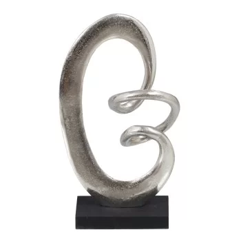Decorative Figure 18,5 x 8 x 34 cm Black Silver 2