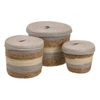Multi-purpose basket 28 x 28 x 36 cm Natural Grey Natural...