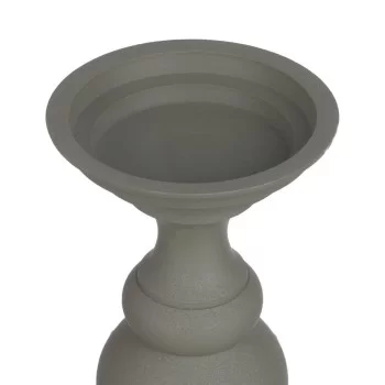 Candleholder Aluminium Green 15 x 15 x 32 cm 2