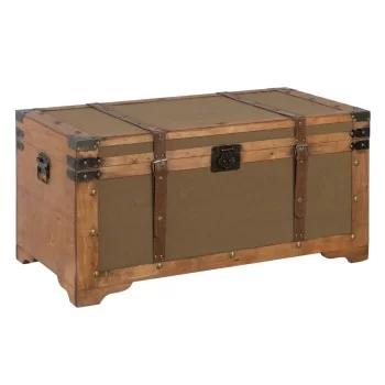 Set of Chests 90 x 47 x 45 cm Synthetic Fabric Wood (3...