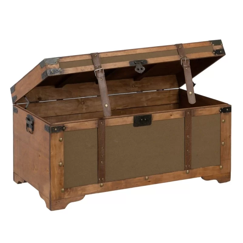Set of Chests 90 x 47 x 45 cm Synthetic Fabric...
