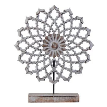 Decorative Figure 40 x 8 x 49 cm Natural White