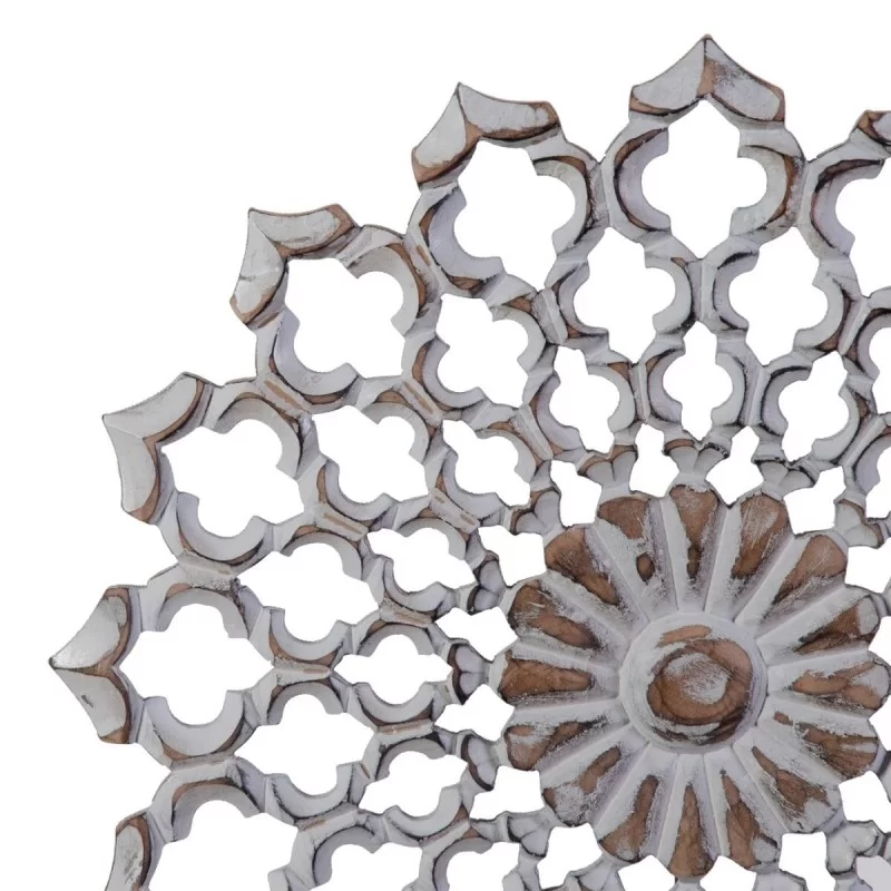 Decorative Figure 40 x 8 x 49 cm Natural White