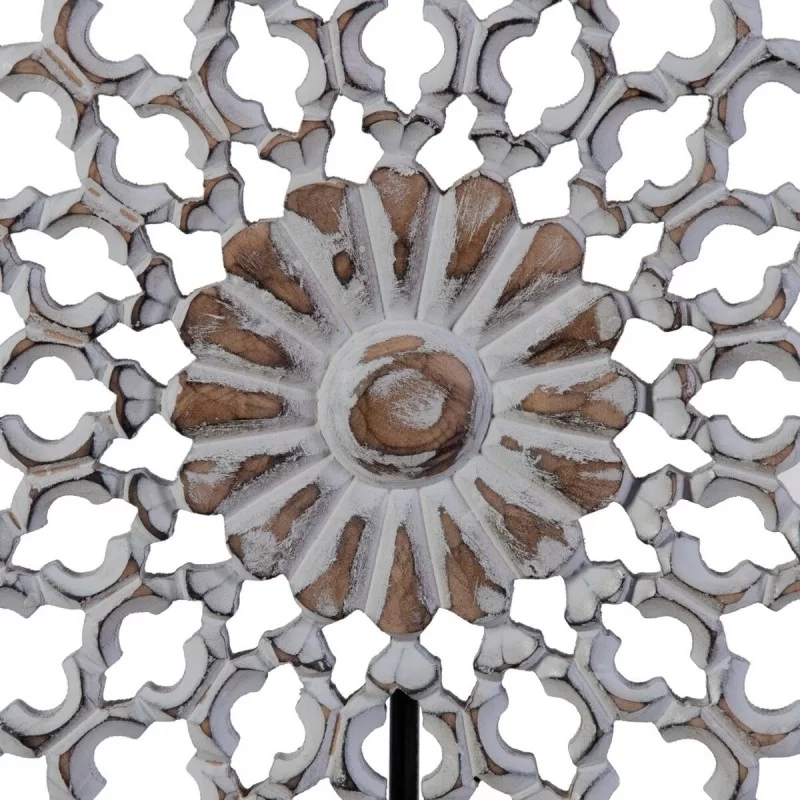 Decorative Figure 40 x 8 x 49 cm Natural White