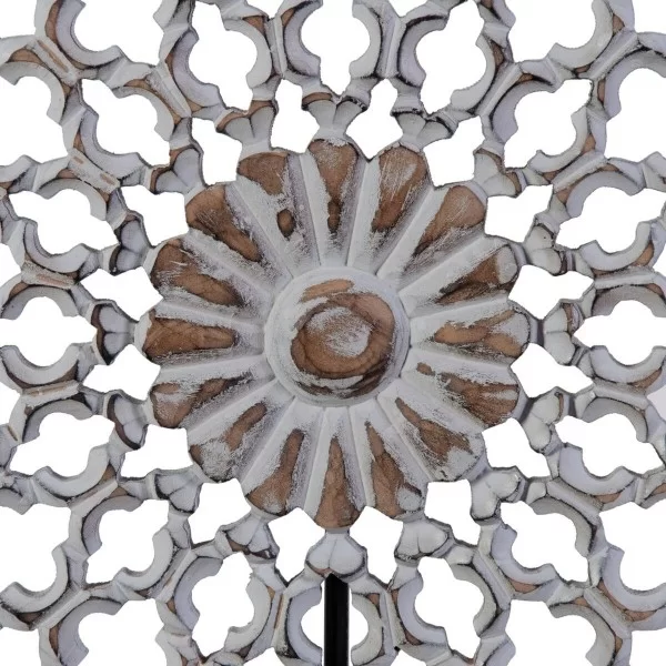 Decorative Figure 40 x 8 x 49 cm Natural White