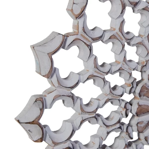 Decorative Figure 40 x 8 x 49 cm Natural White