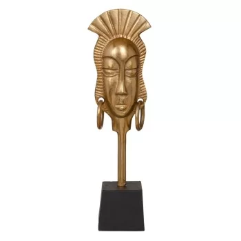 Decorative Figure 14,5 x 10,5 x 50 cm Black Golden...