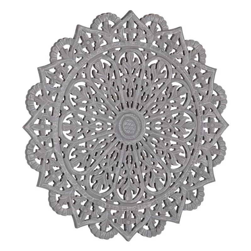 Wall Decoration Grey 60 x 1 x 60 cm DMF