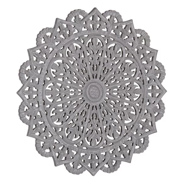 Wall Decoration Grey 60 x 1 x 60 cm DMF