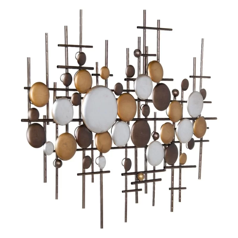Wall Decoration 91,5 x 4,5 x 72 cm Golden Metal...