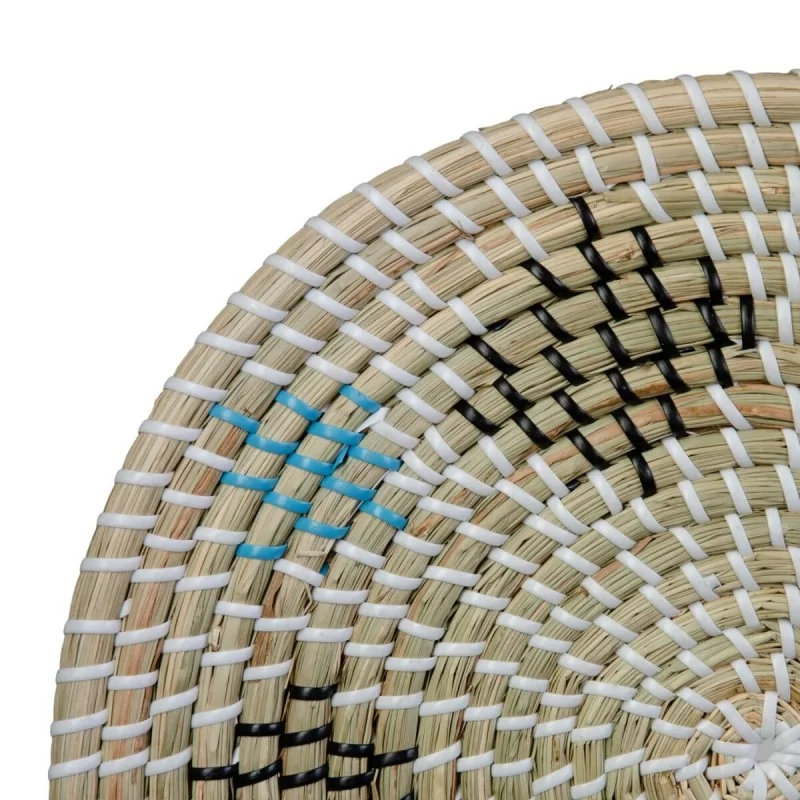 Wall Decoration Natural Black Natural Fibre 35...