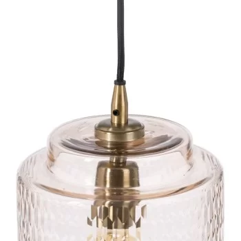Ceiling Light Crystal Metal 20 x 20 x 27 cm 2