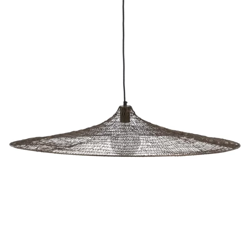 Ceiling Light 90 x 90 x 13 cm Golden Metal