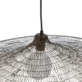 Ceiling Light 90 x 90 x 13 cm Golden Metal 2